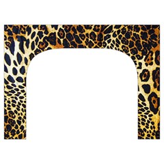 Leopard Skin Texture, Macro, Brown Toiletries Pouch from ArtsNow.com Front