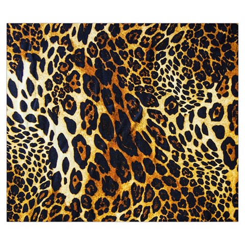 Leopard Skin Texture, Macro, Brown Zipper Large Tote Bag from ArtsNow.com Front