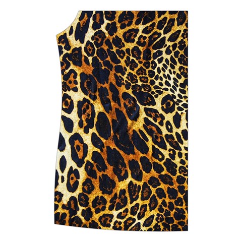 Leopard Skin Texture, Macro, Brown Women s Button Up Vest from ArtsNow.com Front Right