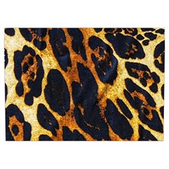 Leopard Skin Texture, Macro, Brown Everyday Shoulder Bag with Pouch Bag from ArtsNow.com Front Pocket