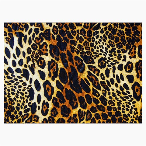 Leopard Skin Texture, Macro, Brown Roll Up Canvas Pencil Holder (L) from ArtsNow.com Front