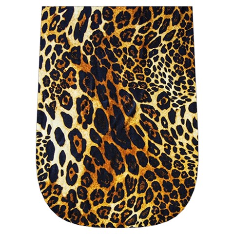 Leopard Skin Texture, Macro, Brown Wristlet Pouch Bag (Small) from ArtsNow.com Right Side