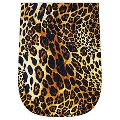 Leopard Skin Texture, Macro, Brown Wristlet Pouch Bag (Small) from ArtsNow.com Right Side