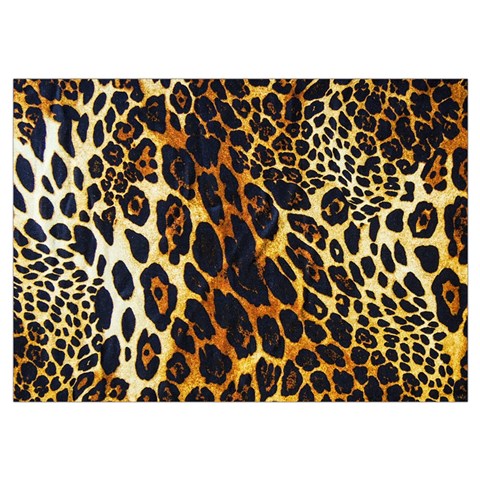 Leopard Skin Texture, Macro, Brown Wristlet Pouch Bag (Small) from ArtsNow.com Belt Loop