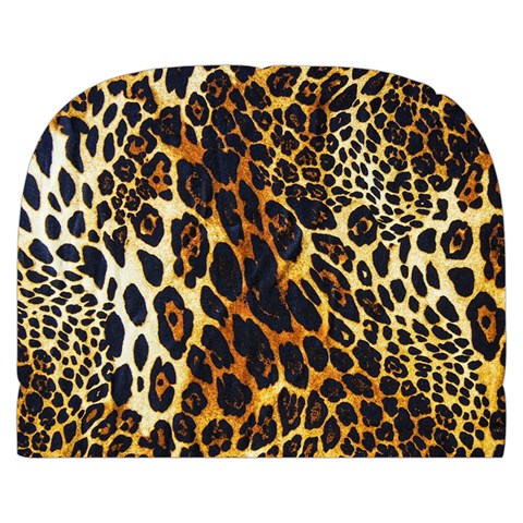 Leopard Skin Texture, Macro, Brown Make Up Case (Small) from ArtsNow.com Front