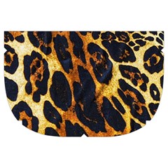 Leopard Skin Texture, Macro, Brown Make Up Case (Large) from ArtsNow.com Side Right