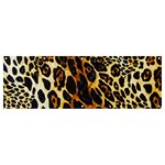 Leopard Skin Texture, Macro, Brown Banner and Sign 12  x 4 