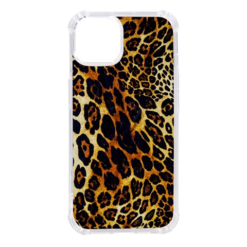 Leopard Skin Texture, Macro, Brown iPhone 14 TPU UV Print Case from ArtsNow.com Front