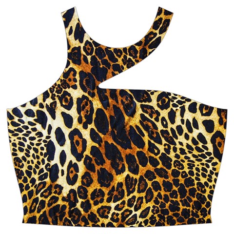 Leopard Skin Texture, Macro, Brown Cut Out Top from ArtsNow.com Front