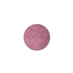 Pink Fabric Texture, Knitted Pink Texture, 1  Mini Buttons