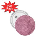 Pink Fabric Texture, Knitted Pink Texture, 1.75  Buttons (100 pack) 