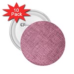 Pink Fabric Texture, Knitted Pink Texture, 2.25  Buttons (10 pack) 