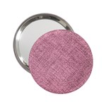 Pink Fabric Texture, Knitted Pink Texture, 2.25  Handbag Mirrors