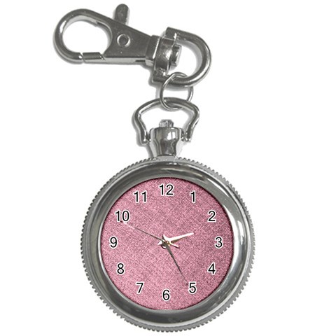 Pink Fabric Texture, Knitted Pink Texture, Key Chain Watches from ArtsNow.com Front