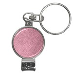 Pink Fabric Texture, Knitted Pink Texture, Nail Clippers Key Chain