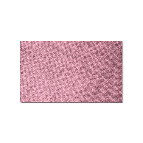 Pink Fabric Texture, Knitted Pink Texture, Sticker (Rectangular) from ArtsNow.com Front