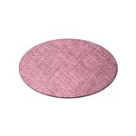 Pink Fabric Texture, Knitted Pink Texture, Sticker Oval (10 pack)