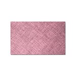 Pink Fabric Texture, Knitted Pink Texture, Sticker Rectangular (10 pack)