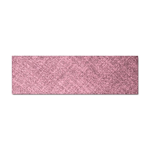 Pink Fabric Texture, Knitted Pink Texture, Sticker Bumper (100 pack) from ArtsNow.com Front