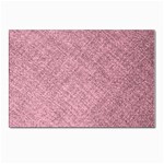 Pink Fabric Texture, Knitted Pink Texture, Postcard 4 x 6  (Pkg of 10)