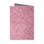 Pink Fabric Texture, Knitted Pink Texture, Mini Greeting Cards (Pkg of 8)