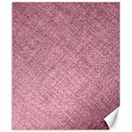 Pink Fabric Texture, Knitted Pink Texture, Canvas 8  x 10 