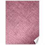 Pink Fabric Texture, Knitted Pink Texture, Canvas 18  x 24 