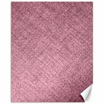 Pink Fabric Texture, Knitted Pink Texture, Canvas 11  x 14 