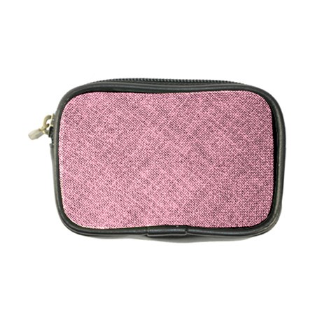 Pink Fabric Texture, Knitted Pink Texture, Coin Purse from ArtsNow.com Front