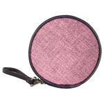 Pink Fabric Texture, Knitted Pink Texture, Classic 20-CD Wallets