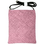 Pink Fabric Texture, Knitted Pink Texture, Shoulder Sling Bag