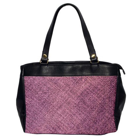 Pink Fabric Texture, Knitted Pink Texture, Oversize Office Handbag from ArtsNow.com Front