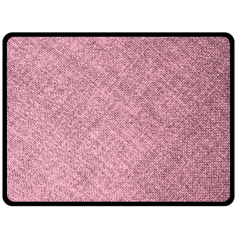 Pink Fabric Texture, Knitted Pink Texture, Fleece Blanket (Large) from ArtsNow.com 80 x60  Blanket Front