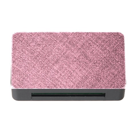 Pink Fabric Texture, Knitted Pink Texture, Memory Card Reader with CF from ArtsNow.com Front