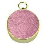 Pink Fabric Texture, Knitted Pink Texture, Gold Compasses