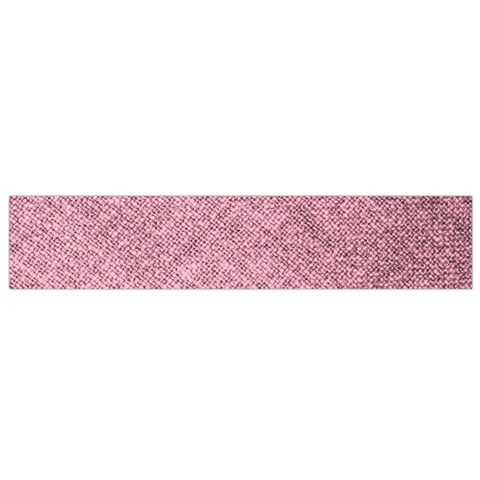 Pink Fabric Texture, Knitted Pink Texture, Small Premium Plush Fleece Scarf from ArtsNow.com Front