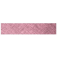 Pink Fabric Texture, Knitted Pink Texture, Small Premium Plush Fleece Scarf from ArtsNow.com Front