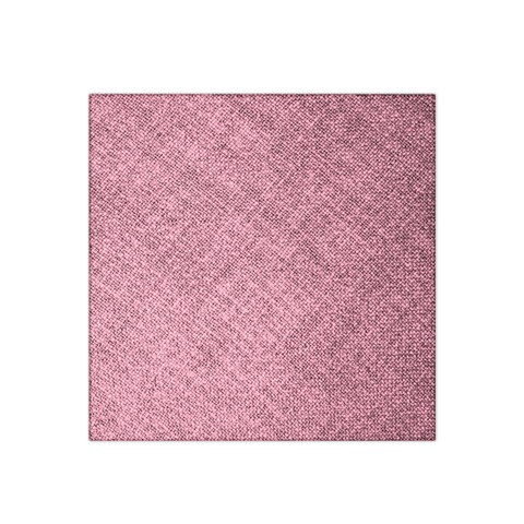 Pink Fabric Texture, Knitted Pink Texture, Satin Bandana Scarf 22  x 22  from ArtsNow.com Front