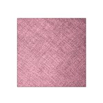 Pink Fabric Texture, Knitted Pink Texture, Satin Bandana Scarf 22  x 22 