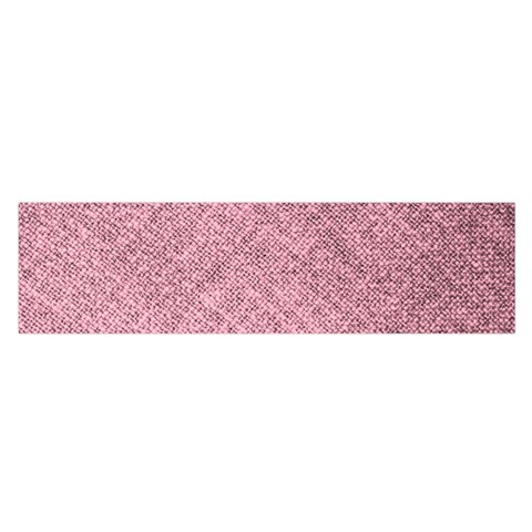 Pink Fabric Texture, Knitted Pink Texture, Oblong Satin Scarf (16  x 60 ) from ArtsNow.com Front