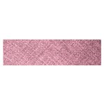 Pink Fabric Texture, Knitted Pink Texture, Oblong Satin Scarf (16  x 60 )