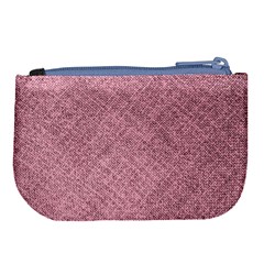 Pink Fabric Texture, Knitted Pink Texture, Large Coin Purse from ArtsNow.com Back