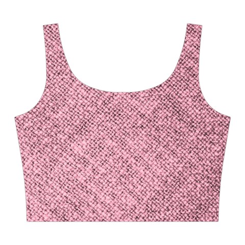 Pink Fabric Texture, Knitted Pink Texture, Midi Sleeveless Dress from ArtsNow.com Top Front