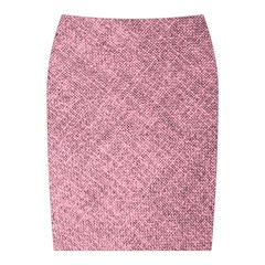 Pink Fabric Texture, Knitted Pink Texture, Midi Wrap Pencil Skirt from ArtsNow.com Back