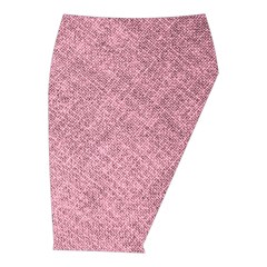 Pink Fabric Texture, Knitted Pink Texture, Midi Wrap Pencil Skirt from ArtsNow.com  Front Right 