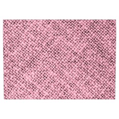 Pink Fabric Texture, Knitted Pink Texture, Everyday Shoulder Bag with Pouch Bag from ArtsNow.com Front Pocket