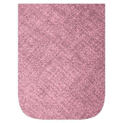 Pink Fabric Texture, Knitted Pink Texture, Waist Pouch (Large) from ArtsNow.com Front Pocket