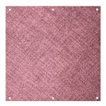 Pink Fabric Texture, Knitted Pink Texture, Banner and Sign 4  x 4 