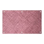 Pink Fabric Texture, Knitted Pink Texture, Banner and Sign 5  x 3 