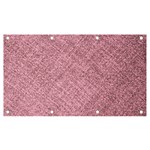 Pink Fabric Texture, Knitted Pink Texture, Banner and Sign 7  x 4 